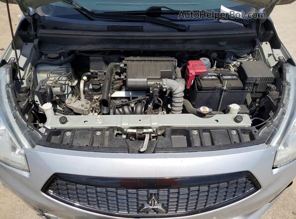 ML32F3FJXLHF00820 2020 MITSUBISHI MIRAGE Silver Widok wnętrza z tyłu