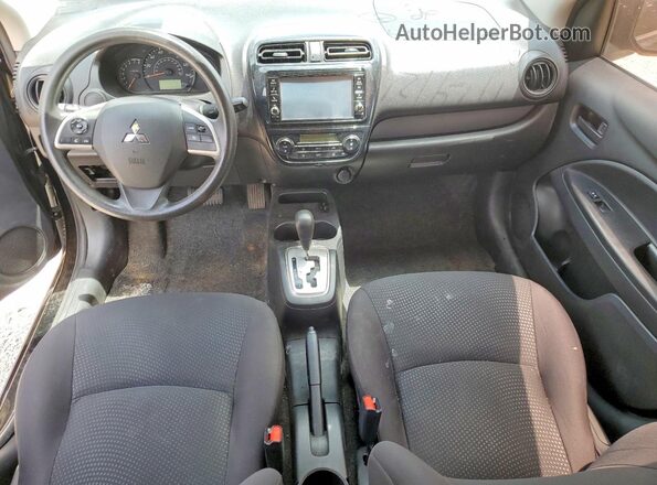 ML32F3FJXLHF02454 2020 MITSUBISHI MIRAGE Black Dashboard view