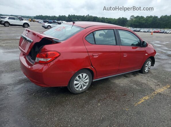 ML32F3FJXLHF06858 2020 MITSUBISHI MIRAGE Red Tył prawy