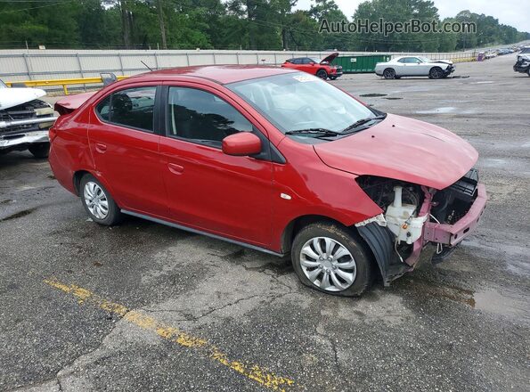 ML32F3FJXLHF06858 2020 MITSUBISHI MIRAGE Red Przód prawy