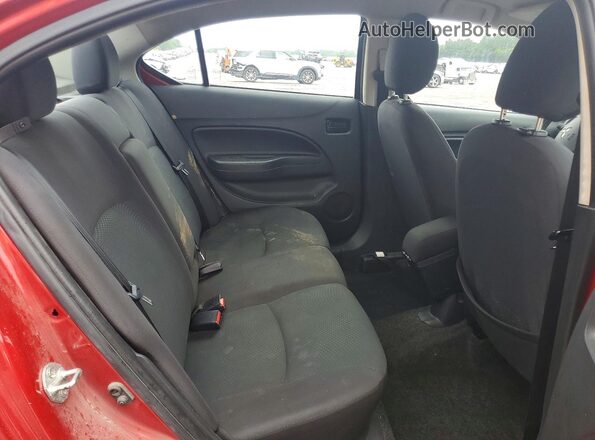 ML32F3FJXLHF06858 2020 MITSUBISHI MIRAGE Red Widok tylnych siedzeń