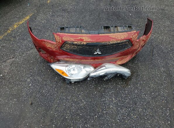 ML32F3FJXLHF06858 2020 MITSUBISHI MIRAGE Red Widok komory silnika