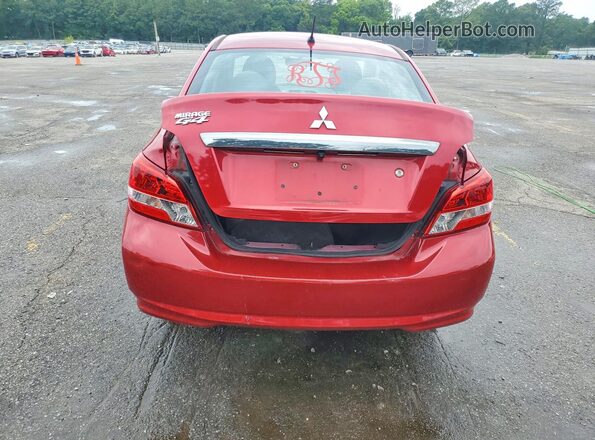 ML32F3FJXLHF06858 2020 MITSUBISHI MIRAGE Red Widok z tyłu