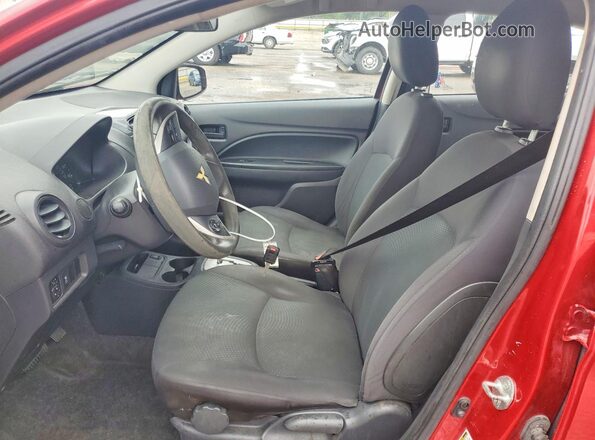 ML32F3FJXLHF06858 2020 MITSUBISHI MIRAGE Red Widok wnętrza z przodu