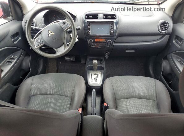 ML32F3FJXLHF06858 2020 MITSUBISHI MIRAGE Red Widok deski rozdzielczej