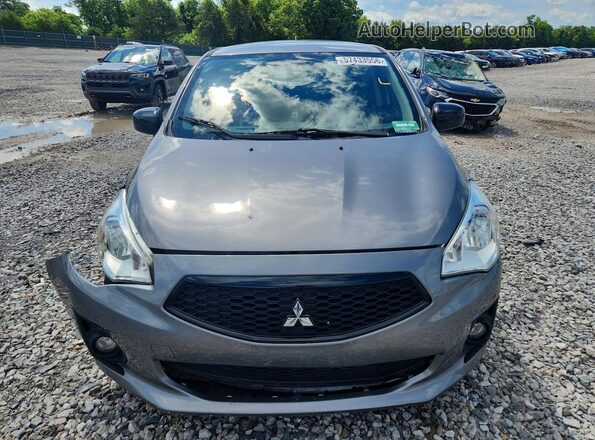 ML32F4FJ0LHF06972 2020 MITSUBISHI MIRAGE Gray Front view