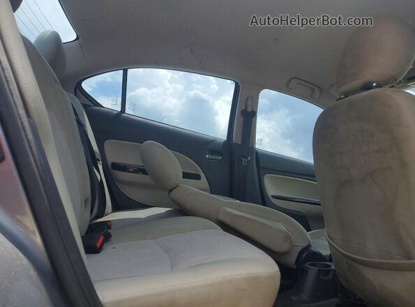 ML32F4FJ1KHF15033 2019 MITSUBISHI MIRAGE Gray Вид задніх сидінь