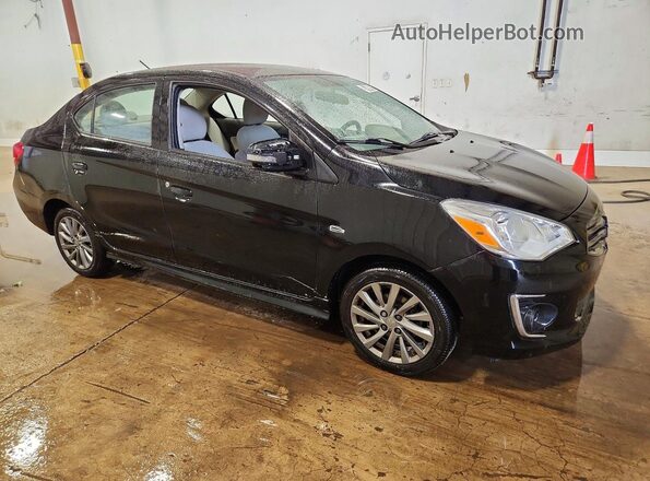 ML32F4FJ1KHF15842 2019 MITSUBISHI MIRAGE Black Передня права чверть