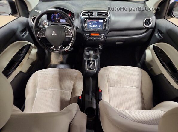 ML32F4FJ1KHF15842 2019 MITSUBISHI MIRAGE Black Вид панелі приладів