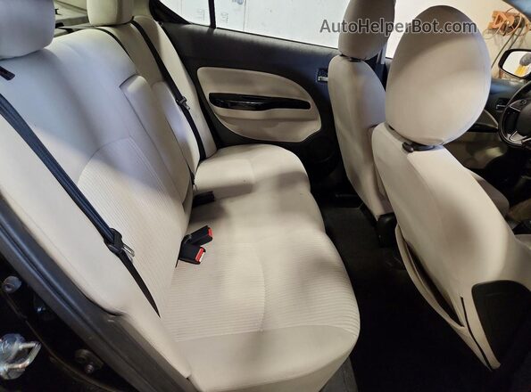 ML32F4FJ1KHF15842 2019 MITSUBISHI MIRAGE Black Вид задніх сидінь