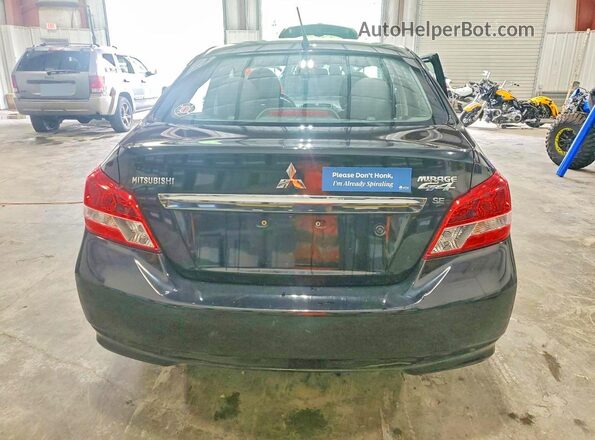 ML32F4FJ3JHF04808 2018 MITSUBISHI MIRAGE Black Հետևի տեսք