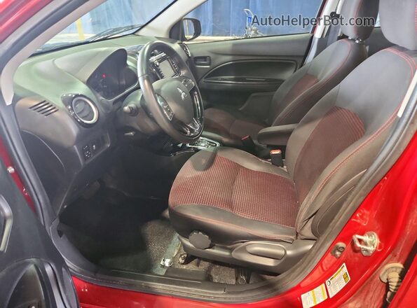 ML32F4FJ3LHF08764 2020 MITSUBISHI MIRAGE Red Front interior view