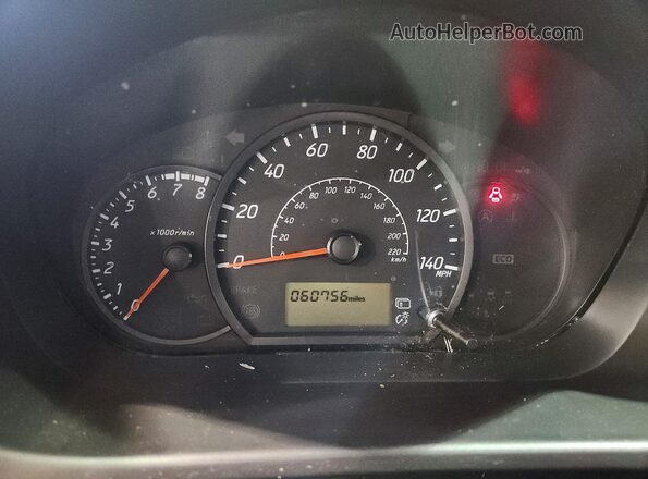 ML32F4FJ3LHF08764 2020 MITSUBISHI MIRAGE Red Instrument cluster view