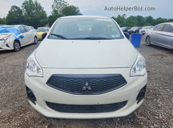 ML32F4FJ3LHF08957 2020 MITSUBISHI MIRAGE White წინა ხედი