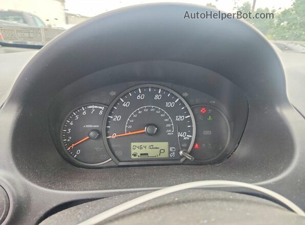 ML32F4FJ3LHF08957 2020 MITSUBISHI MIRAGE White ხელსაწყოთა პანელის ხედი