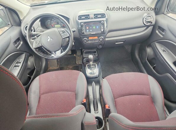 ML32F4FJ3LHF08957 2020 MITSUBISHI MIRAGE White წინა პანელის ხედი
