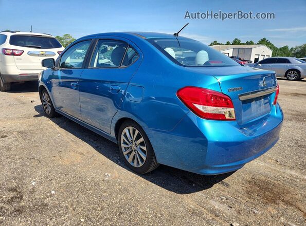 ML32F4FJ4KHF03670 2019 MITSUBISHI MIRAGE Blue Trasero izquierdo