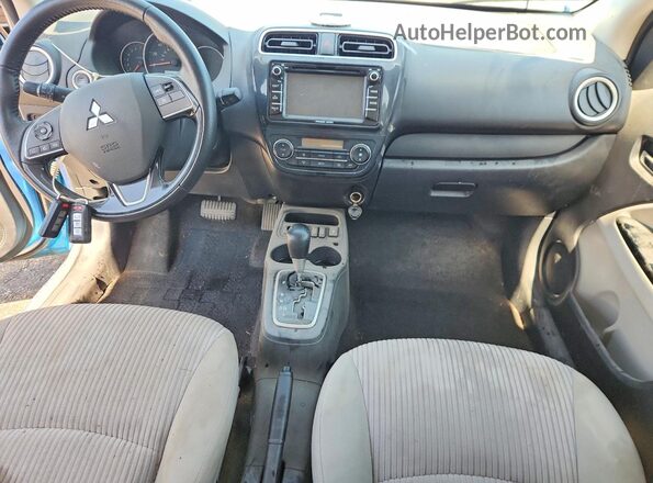 ML32F4FJ4KHF03670 2019 MITSUBISHI MIRAGE Blue Vista del salpicadero