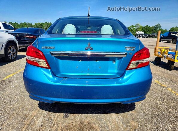 ML32F4FJ4KHF03670 2019 MITSUBISHI MIRAGE Blue Vista trasera