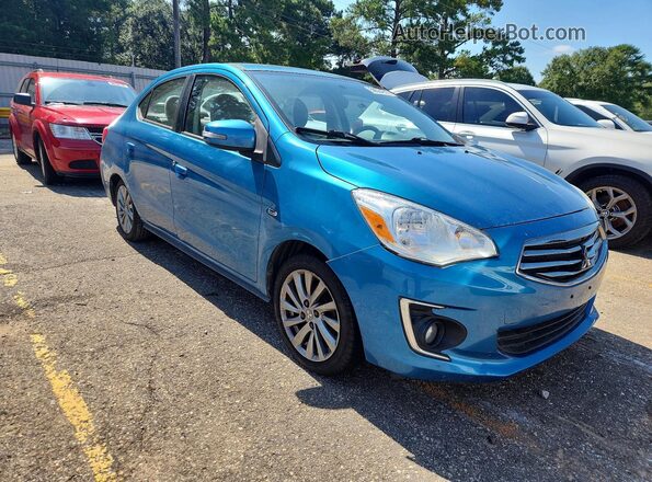 ML32F4FJ4KHF03670 2019 MITSUBISHI MIRAGE Blue Delantero derecho