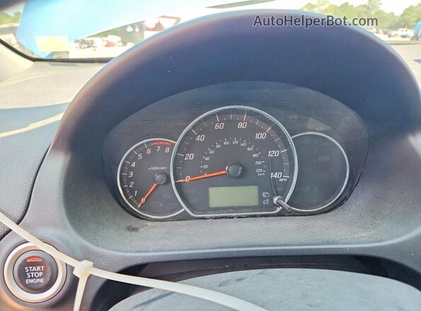 ML32F4FJ4KHF03670 2019 MITSUBISHI MIRAGE Blue Vista del cuadro de instrumentos