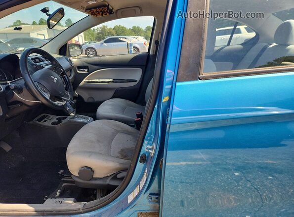 ML32F4FJ4KHF03670 2019 MITSUBISHI MIRAGE Blue Vista de los asientos traseros