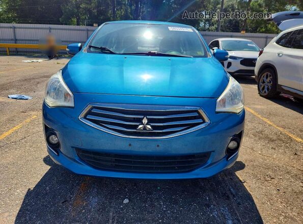 ML32F4FJ4KHF03670 2019 MITSUBISHI MIRAGE Blue Vista frontal