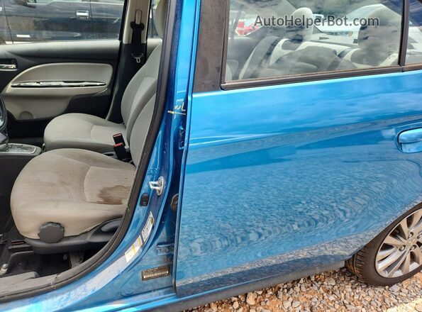 ML32F4FJ4KHF03670 2019 MITSUBISHI MIRAGE Blue Vista de la etiqueta del VIN