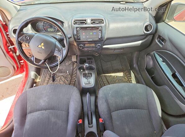 ML32F4FJ6HH003824 2017 MITSUBISHI MIRAGE Red წინა პანელის ხედი