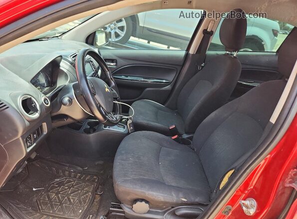 ML32F4FJ6HH003824 2017 MITSUBISHI MIRAGE Red წინა სალონის ხედი