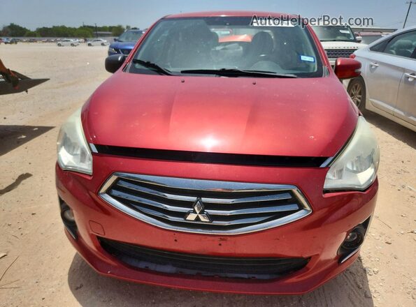 ML32F4FJ6HH003824 2017 MITSUBISHI MIRAGE Red წინა ხედი