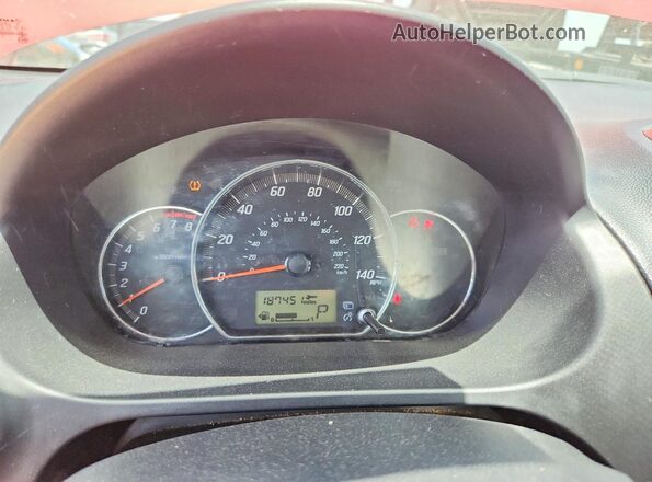 ML32F4FJ6HH003824 2017 MITSUBISHI MIRAGE Red ხელსაწყოთა პანელის ხედი