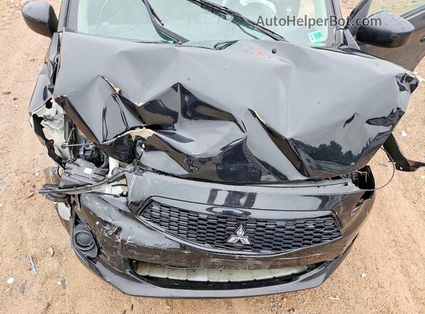 ML32F4FJ6LHF11934 2020 MITSUBISHI MIRAGE Black Вид задньої частини салону