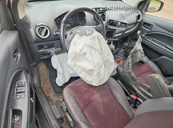 ML32F4FJ6LHF11934 2020 MITSUBISHI MIRAGE Black Вид панелі приладів