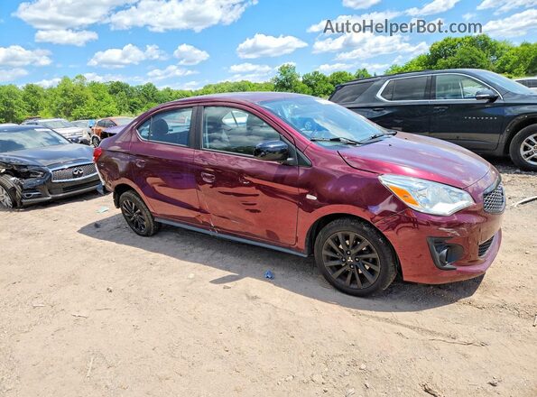 ML32F4FJ7LHF03048 2020 MITSUBISHI MIRAGE Burgundy Передня права чверть