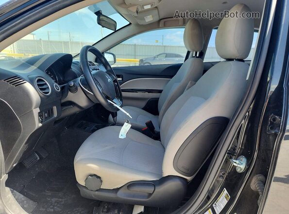 ML32F4FJ7LHF05592 2020 MITSUBISHI MIRAGE Black Front interior view