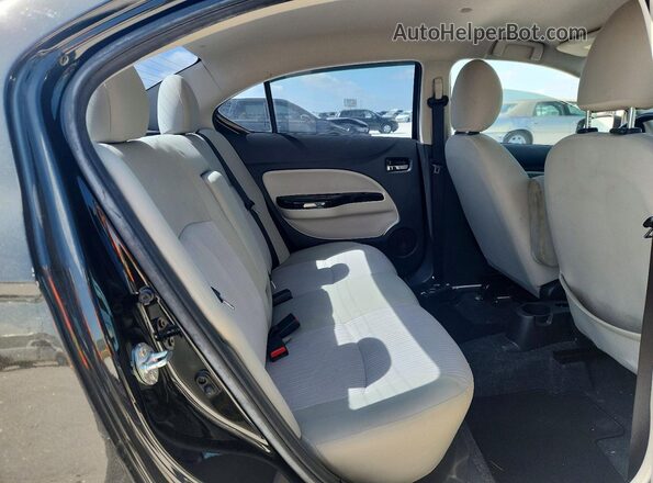 ML32F4FJ7LHF05592 2020 MITSUBISHI MIRAGE Black Rear seats view