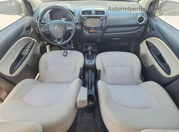 ML32F4FJ7LHF05592 2020 MITSUBISHI MIRAGE Black Dashboard view