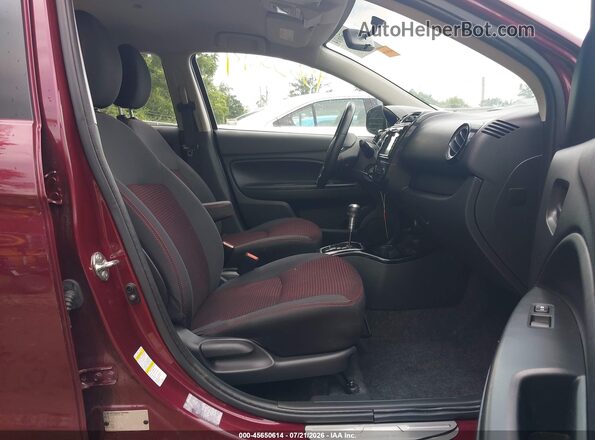 ML32F4FJ8LHF06198 2020 MITSUBISHI MIRAGE G4 Maroon წინა სალონის ხედი