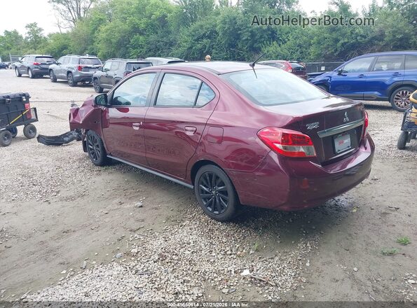 ML32F4FJ8LHF06198 2020 MITSUBISHI MIRAGE G4 Maroon უკანა მარცხენა