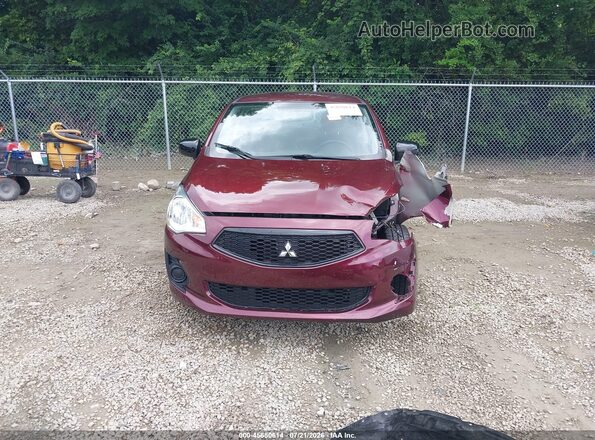 ML32F4FJ8LHF06198 2020 MITSUBISHI MIRAGE G4 Maroon უკანა სალონის ხედი