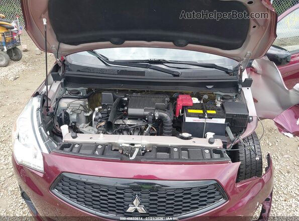 ML32F4FJ8LHF06198 2020 MITSUBISHI MIRAGE G4 Maroon უკანა ხედი