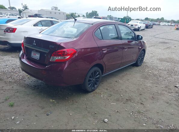 ML32F4FJ8LHF06198 2020 MITSUBISHI MIRAGE G4 Maroon უკანა მარჯვენა