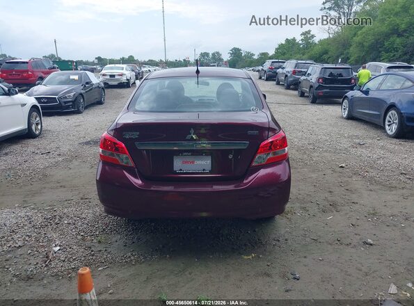 ML32F4FJ8LHF06198 2020 MITSUBISHI MIRAGE G4 Maroon 