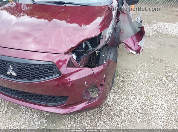 ML32F4FJ8LHF06198 2020 MITSUBISHI MIRAGE G4 Maroon 