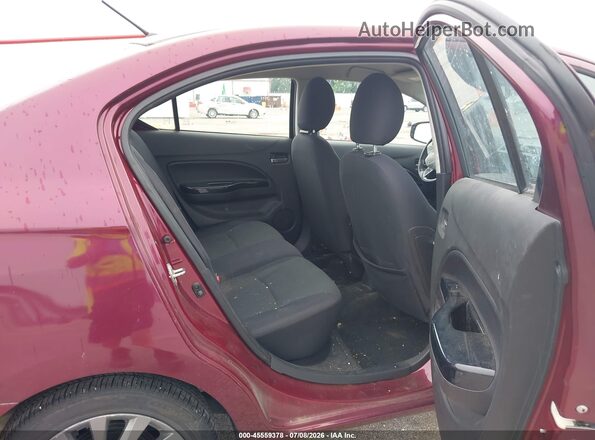 ML32F4FJ9HHF08422 2017 MITSUBISHI MIRAGE G4 Purple Widok naklejki z numerem VIN