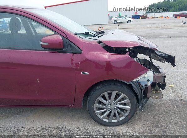 ML32F4FJ9HHF08422 2017 MITSUBISHI MIRAGE G4 Purple Widok z przodu