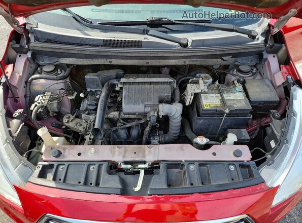 ML32F4FJ9JHF01430 2018 MITSUBISHI MIRAGE Red უკანა სალონის ხედი