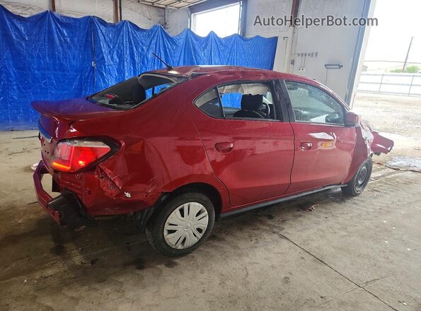 ML32FUFJ0PHF04791 2023 MITSUBISHI MIRAGE Red Задня права чверть
