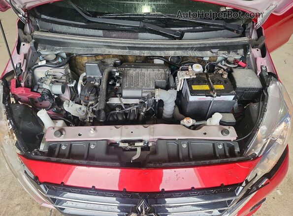 ML32FUFJ0PHF04791 2023 MITSUBISHI MIRAGE Red Вид задньої частини салону